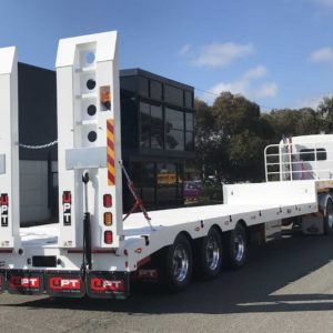 Drop Deck Trailer With Bpw Axles