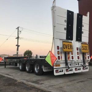 Tri Axle Plant Trailer With Bi-fold Ramps