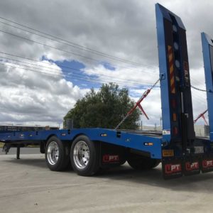 Tandem Axle Tag Trailer Finished In Metalic Blue