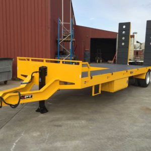 Heavy Duty Single Axle Trailer With Long Ramps