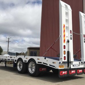 Tandem Axle Ultimate Plant Trailers With Custom Rope Rail And Additional Ramp Lights