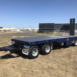 Quad Dog Trailer With Hydraulic Ramps