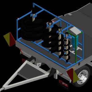 Brooksby Trailer Engineering And Assembly Cad Drawing