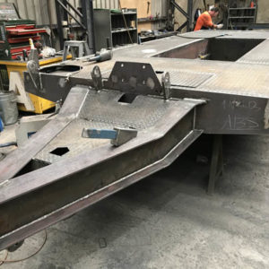 Single Axle Plant Trailer In Fabrication