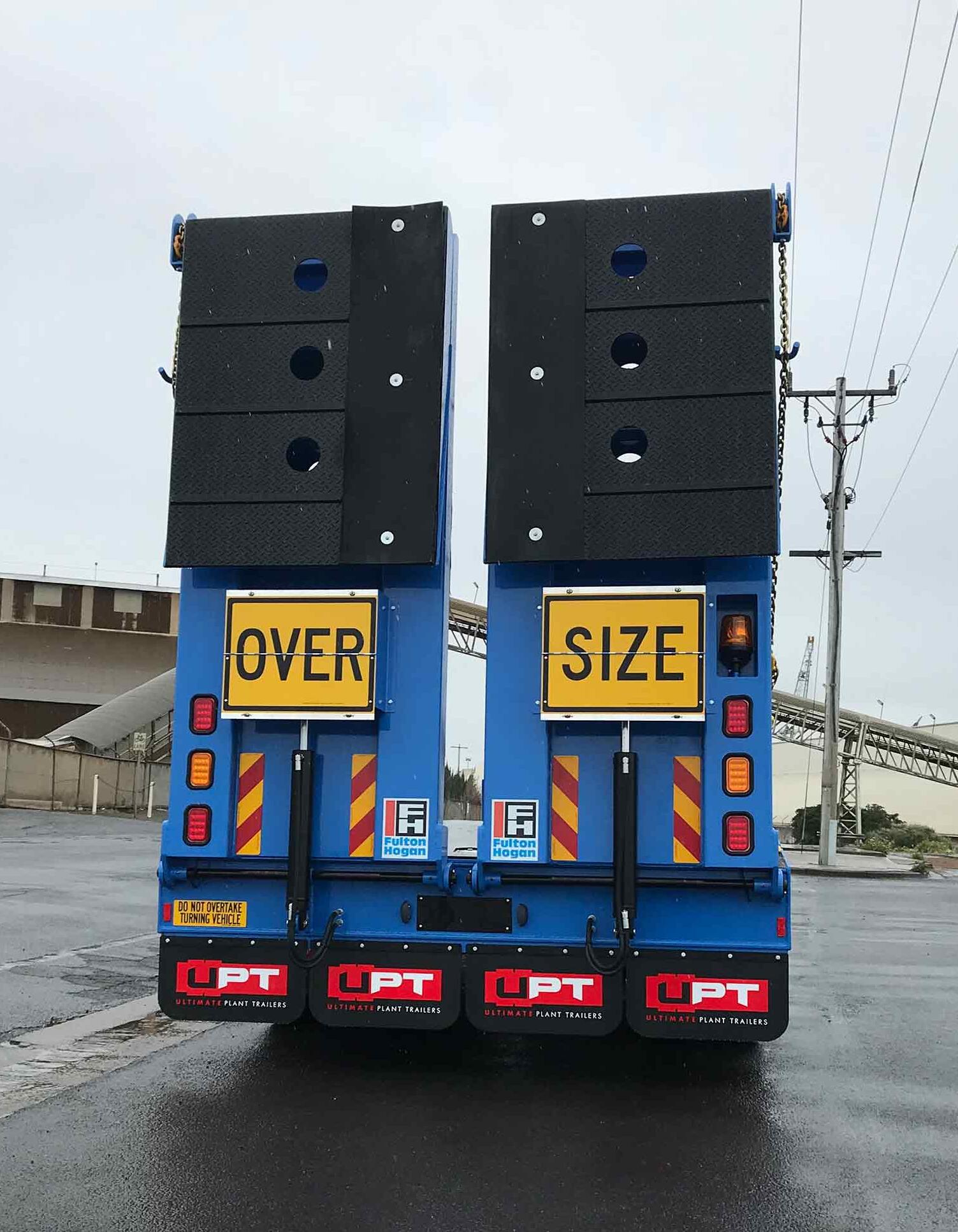 Drop deck heavy duty trailer by Ultimate Plant Trailers in Geelong