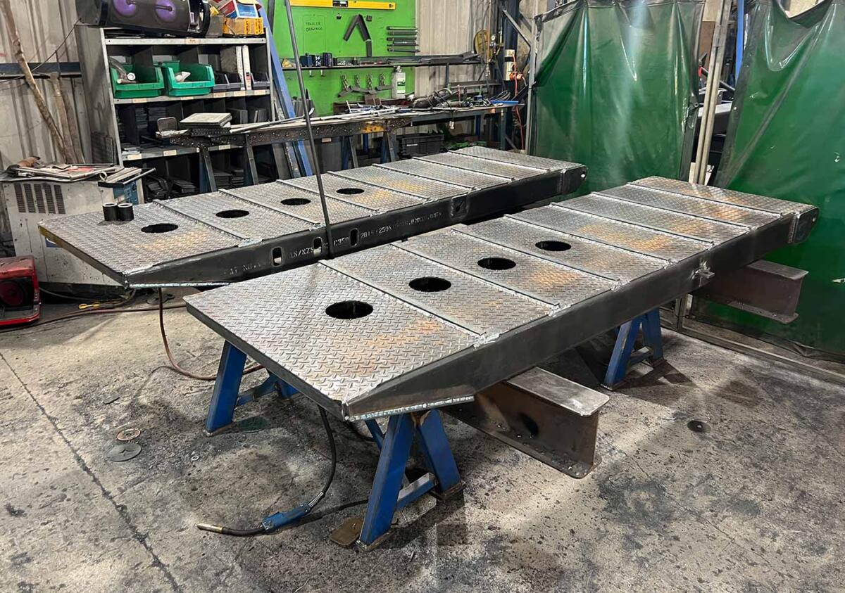Fabrication of custom plant trailer in Geelong