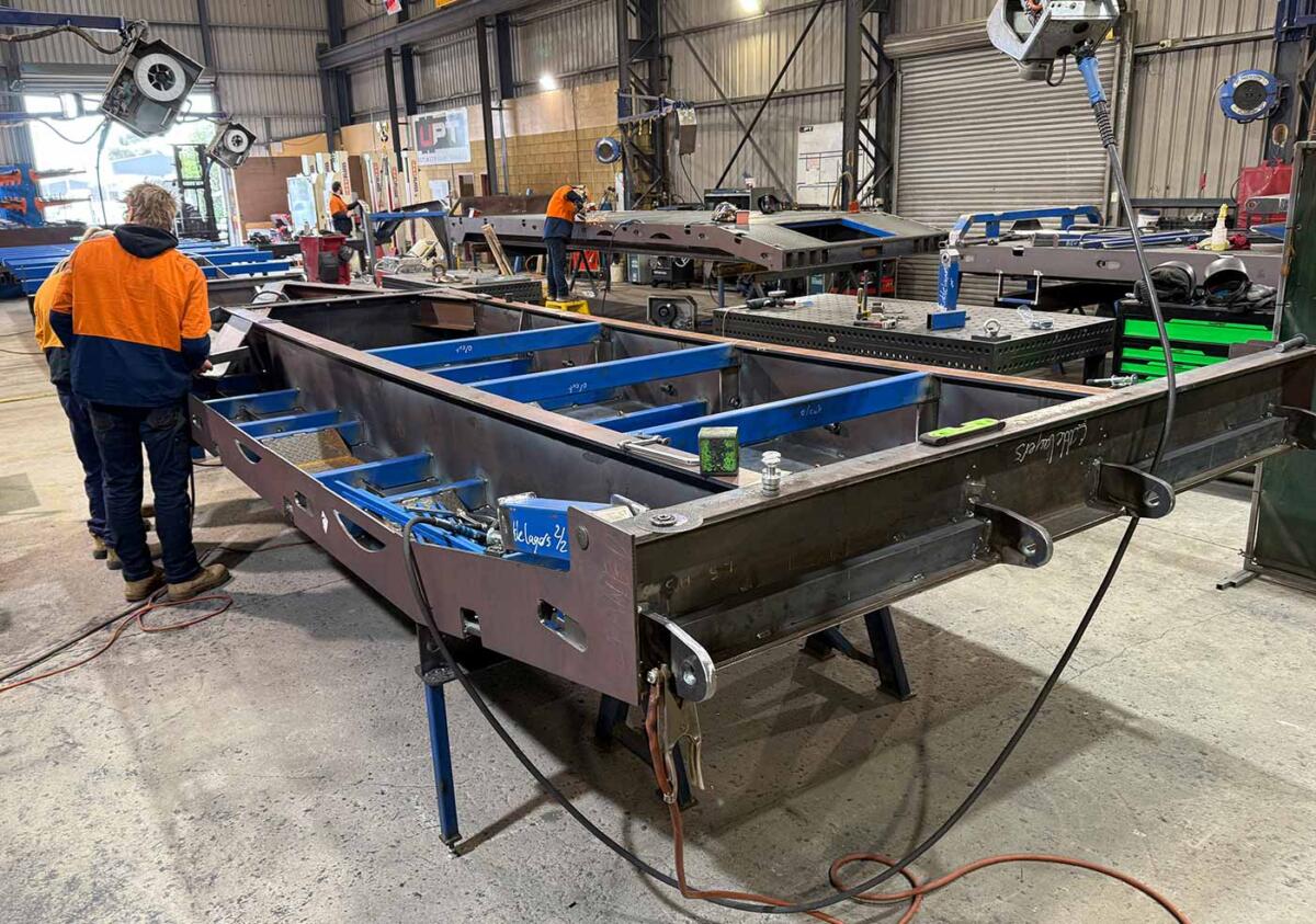 Fabrication of custom plant trailer in Geelong
