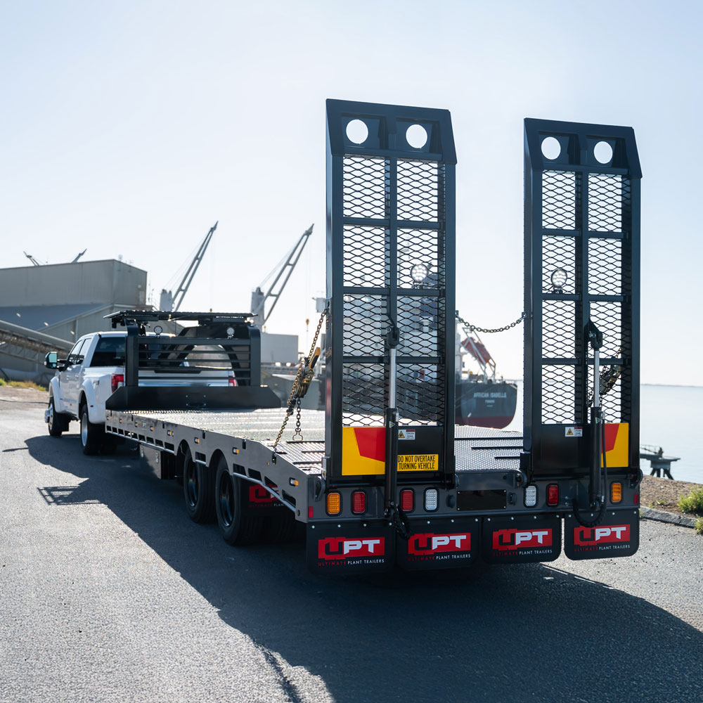 Gooseneck heavy duty trailer by Ultimate Plant Trailers in Geelong