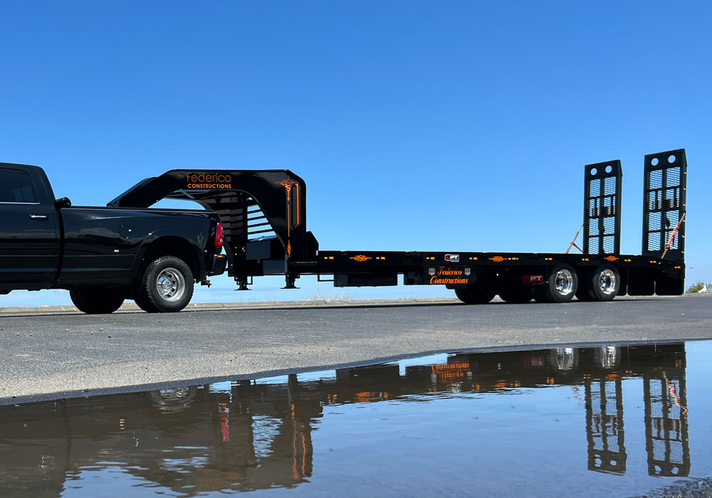 Gooseneck heavy duty trailer by Ultimate Plant Trailers in Geelong