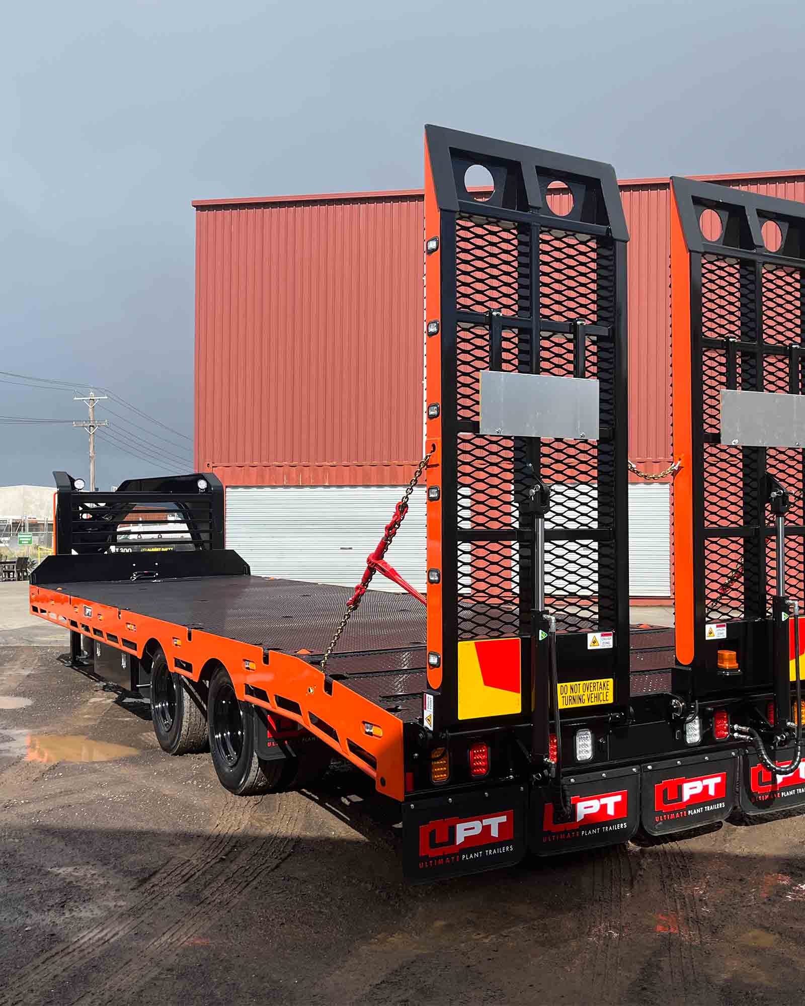 Gooseneck heavy duty trailer by Ultimate Plant Trailers in Geelong