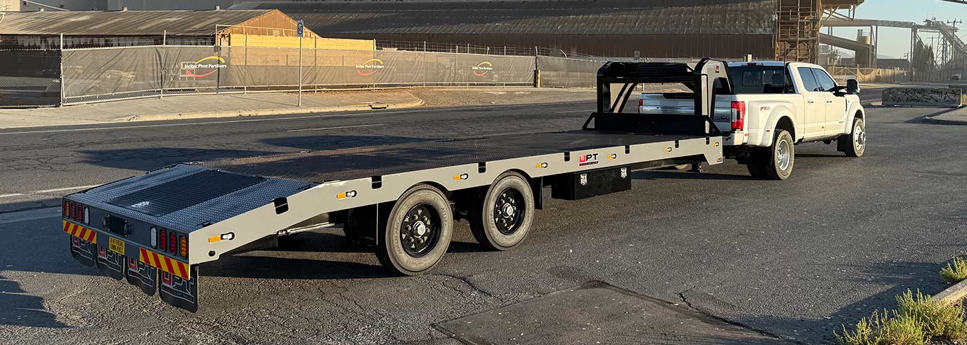 Gooseneck trailer by Ultimate Plant Trailers in Geelong