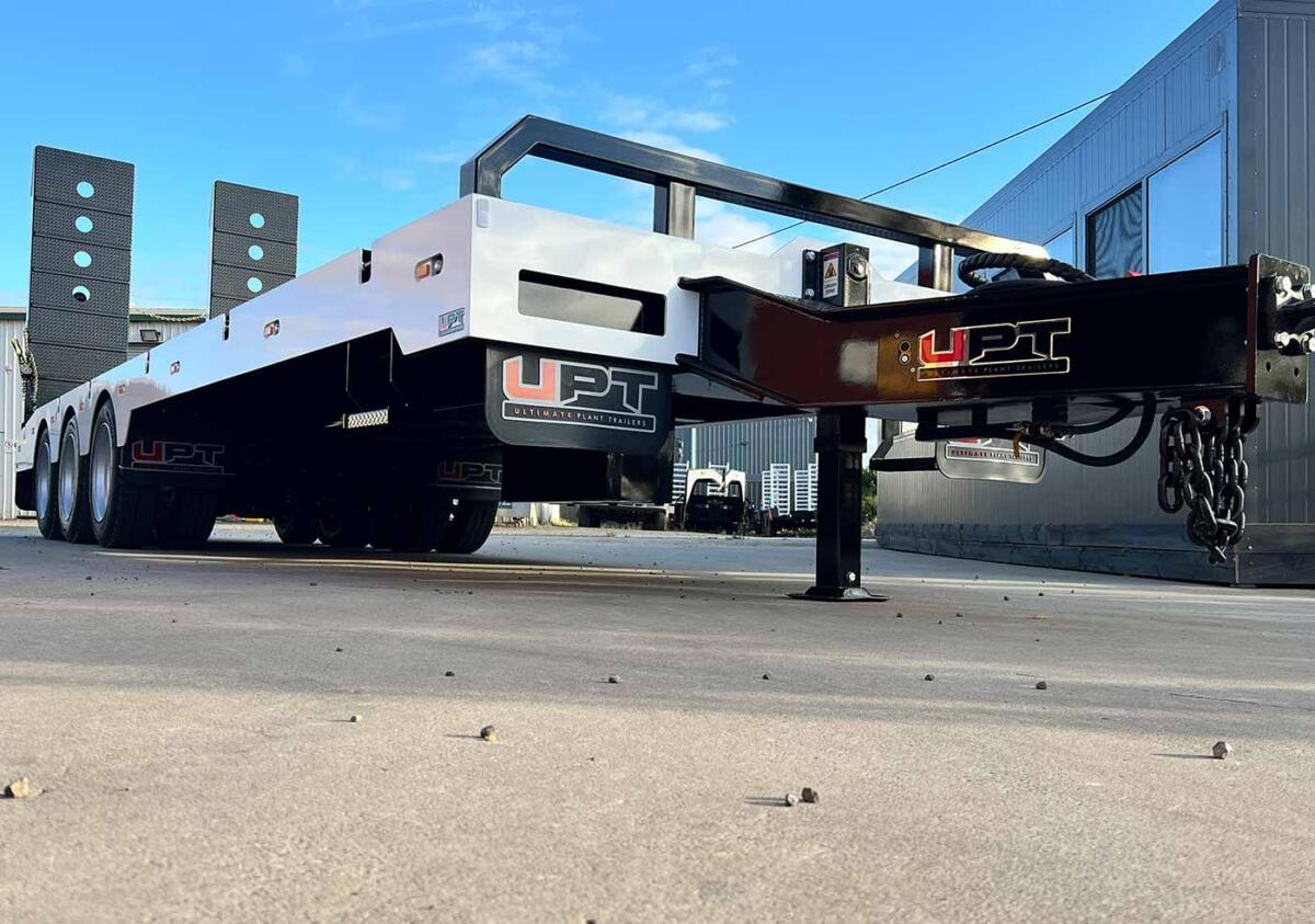 Handover stage of custom trailer build process by Ultimate Plant Trailers in Geelon