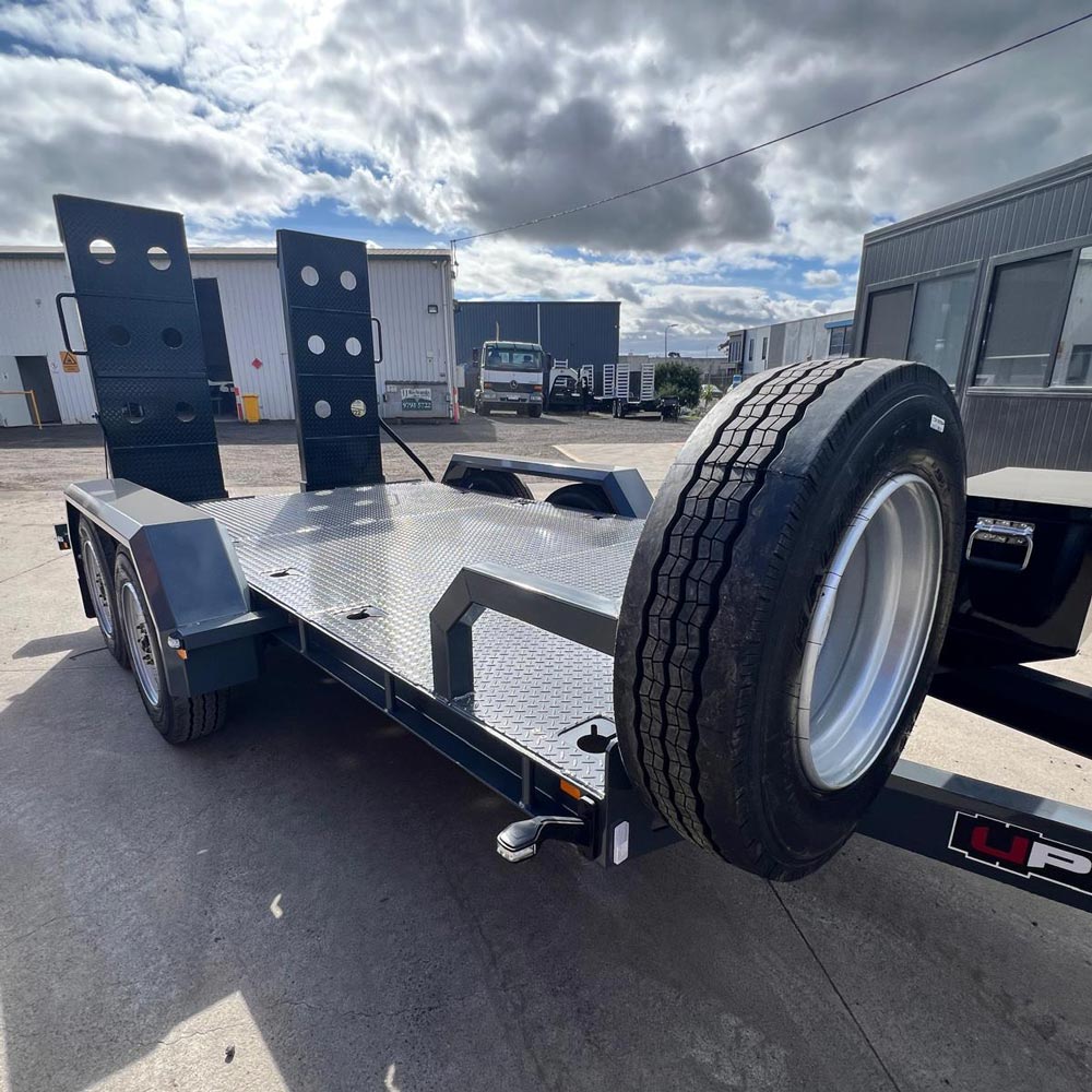 Custom tandem axle trailer by Ultimate Plant Trailers Melbourne