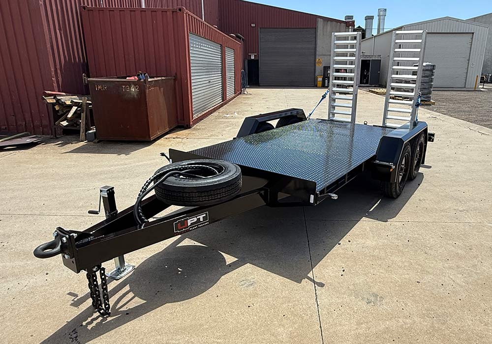 Custom tandem axle trailer 6T ATM by Ultimate Plant Trailers, Geelong