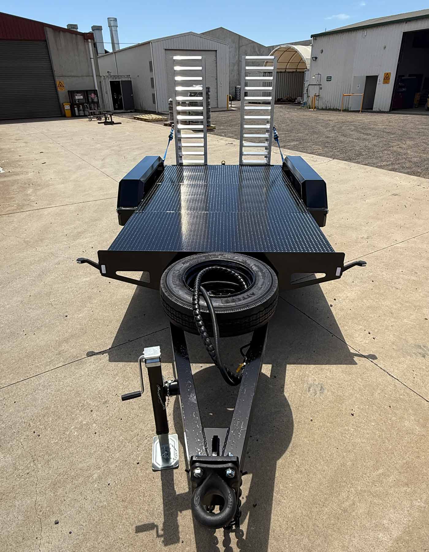 Custom tandem axle trailer 6T ATM by Ultimate Plant Trailers, Geelong