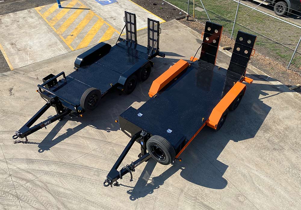 Custom tandem axle trailers 9T ATM by Ultimate Plant Trailers, Geelong