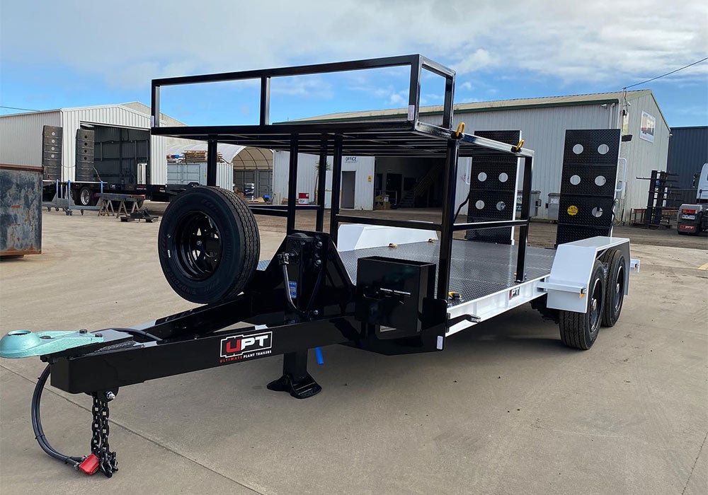 Custom tandem axle trailer 9T ATM by Ultimate Plant Trailers, Geelong