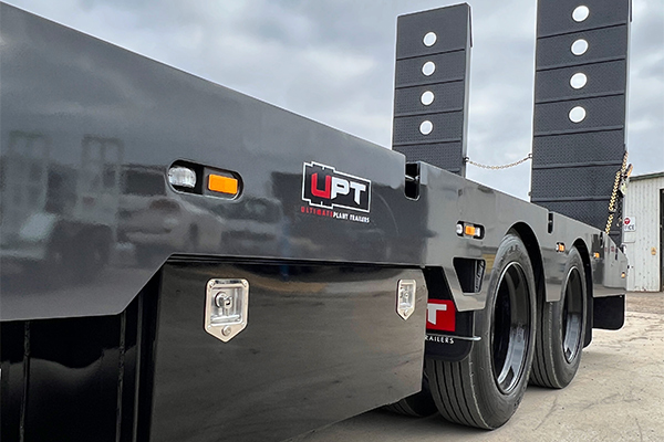 Custom heavy duty tandem axle trailer by Ultimate Plant Trailers in Geelong
