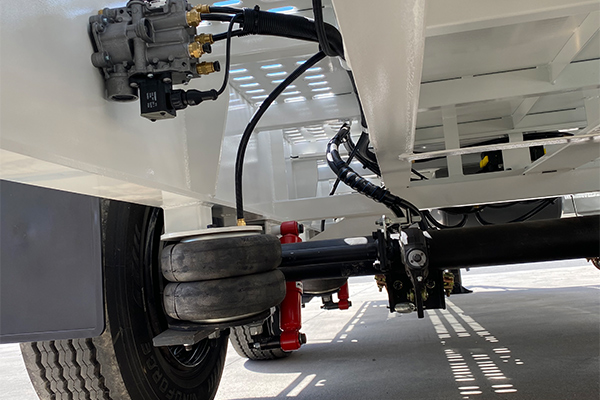 Custom tandem flat deck trailer by Ultimate Plant Trailers in Geelong