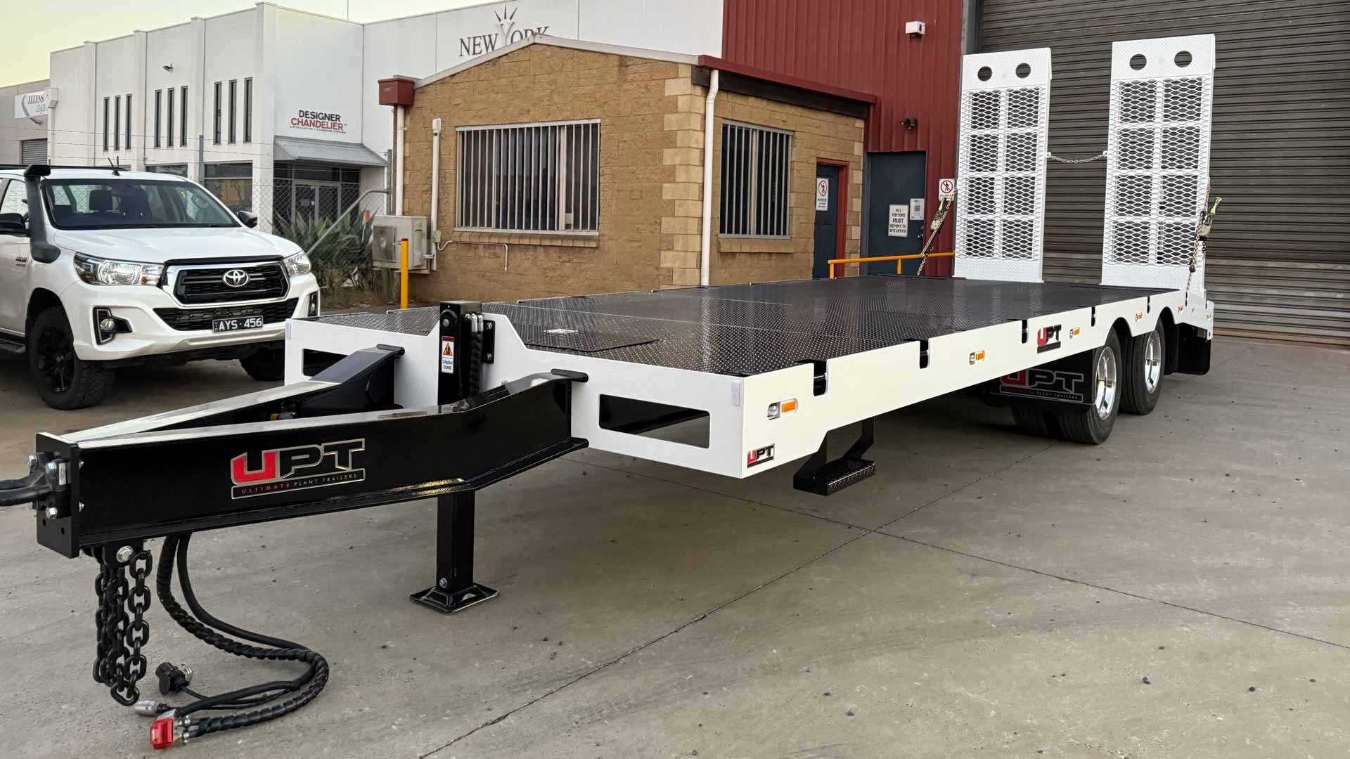 16T tandem axle trailer by Ultimate Plant Trailers in Geelong
